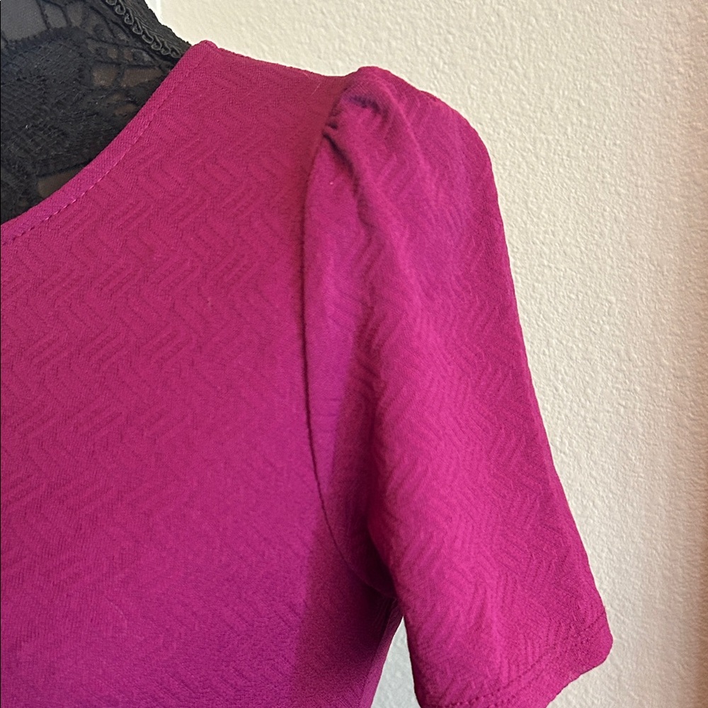 Forever 21 Magenta Skater Dress - Picture 4 of 8